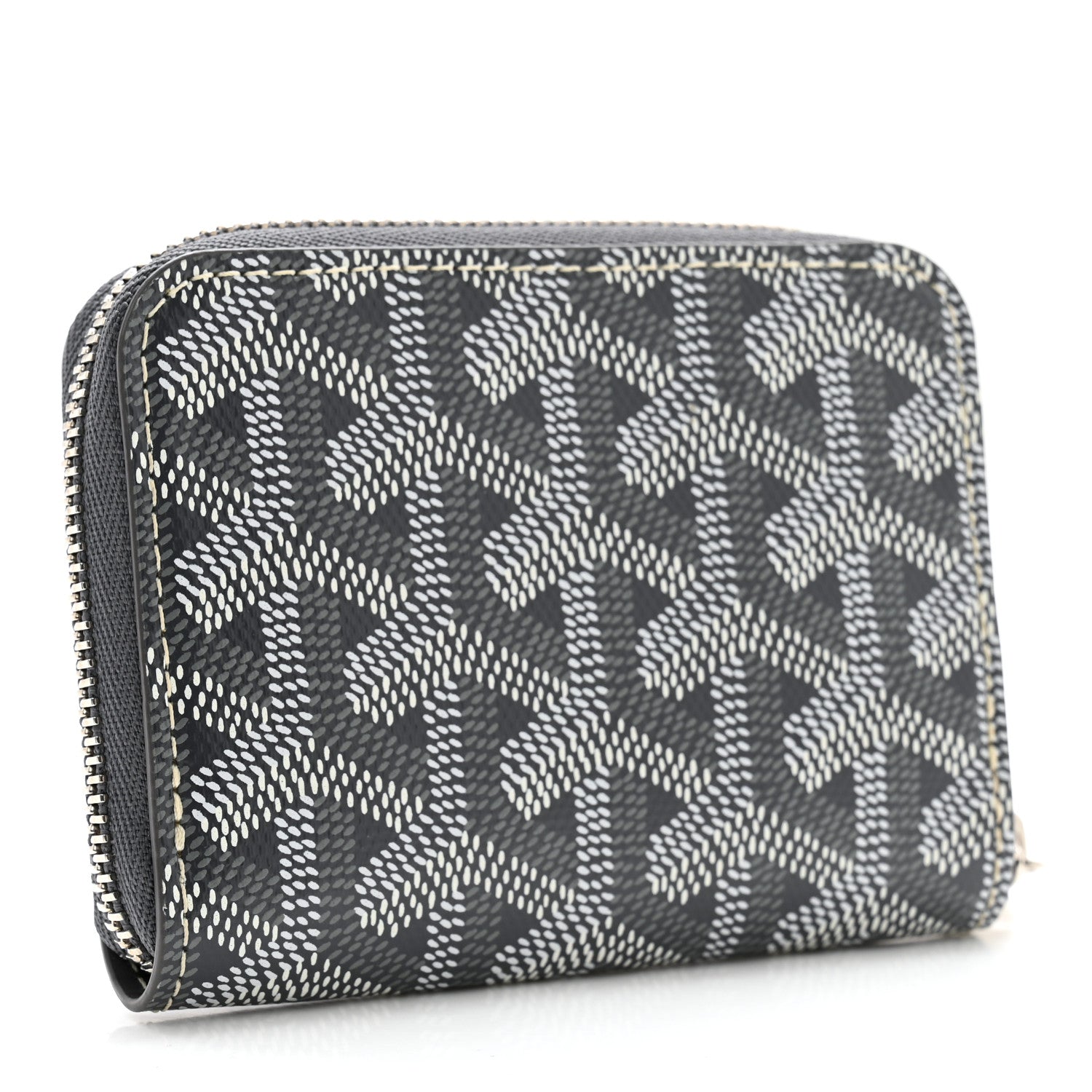 Goyard Goyardine Compact Wallet Grey 3 of 7