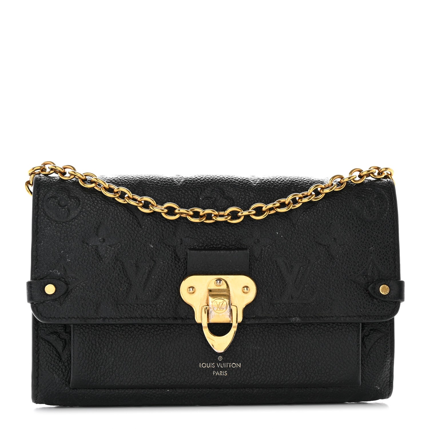 Louis Vuitton Empreinte Vavin Chain Wallet Black 1 of 15