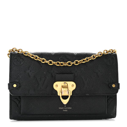 Louis Vuitton Empreinte Vavin Chain Wallet Black 1 of 15