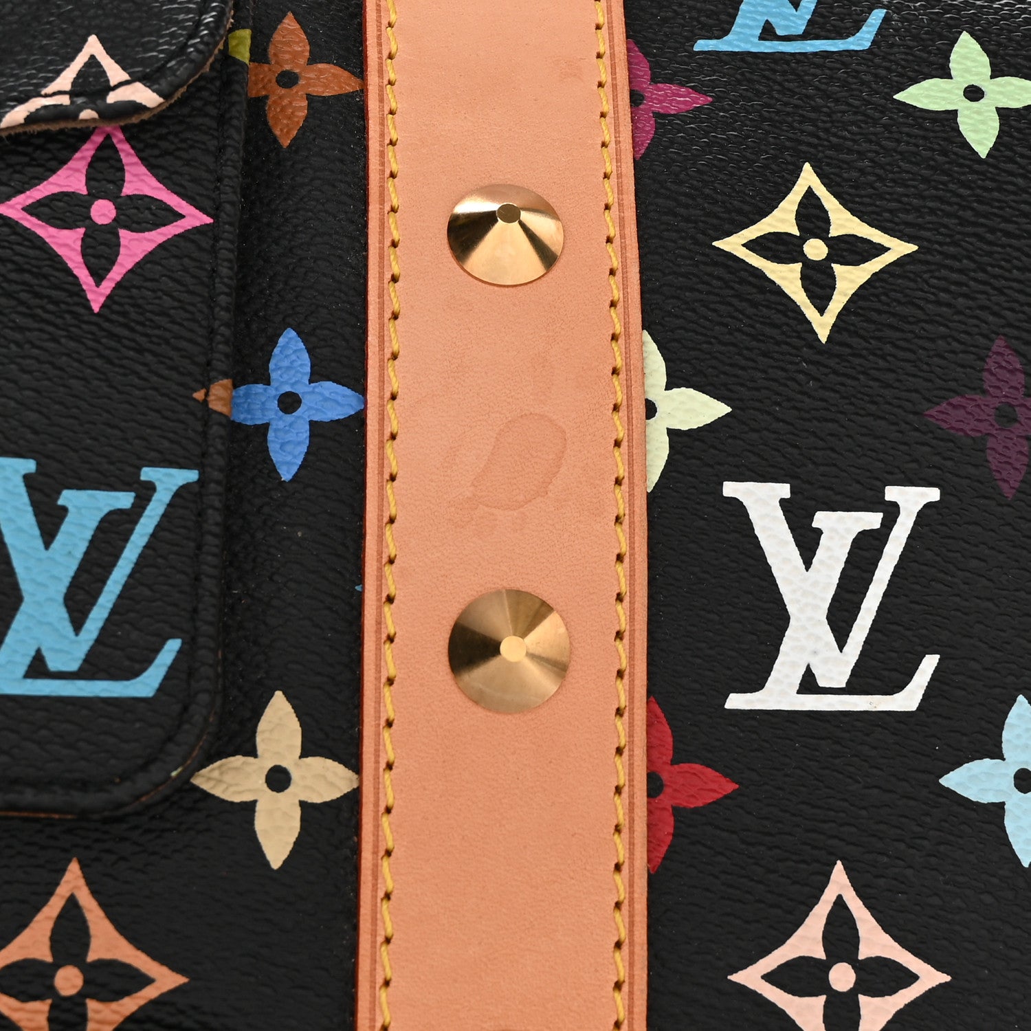 Louis Vuitton Monogram Multicolor Keepall 45 Black 10 of 25