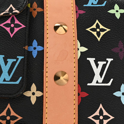 Louis Vuitton Monogram Multicolor Keepall 45 Black 10 of 25