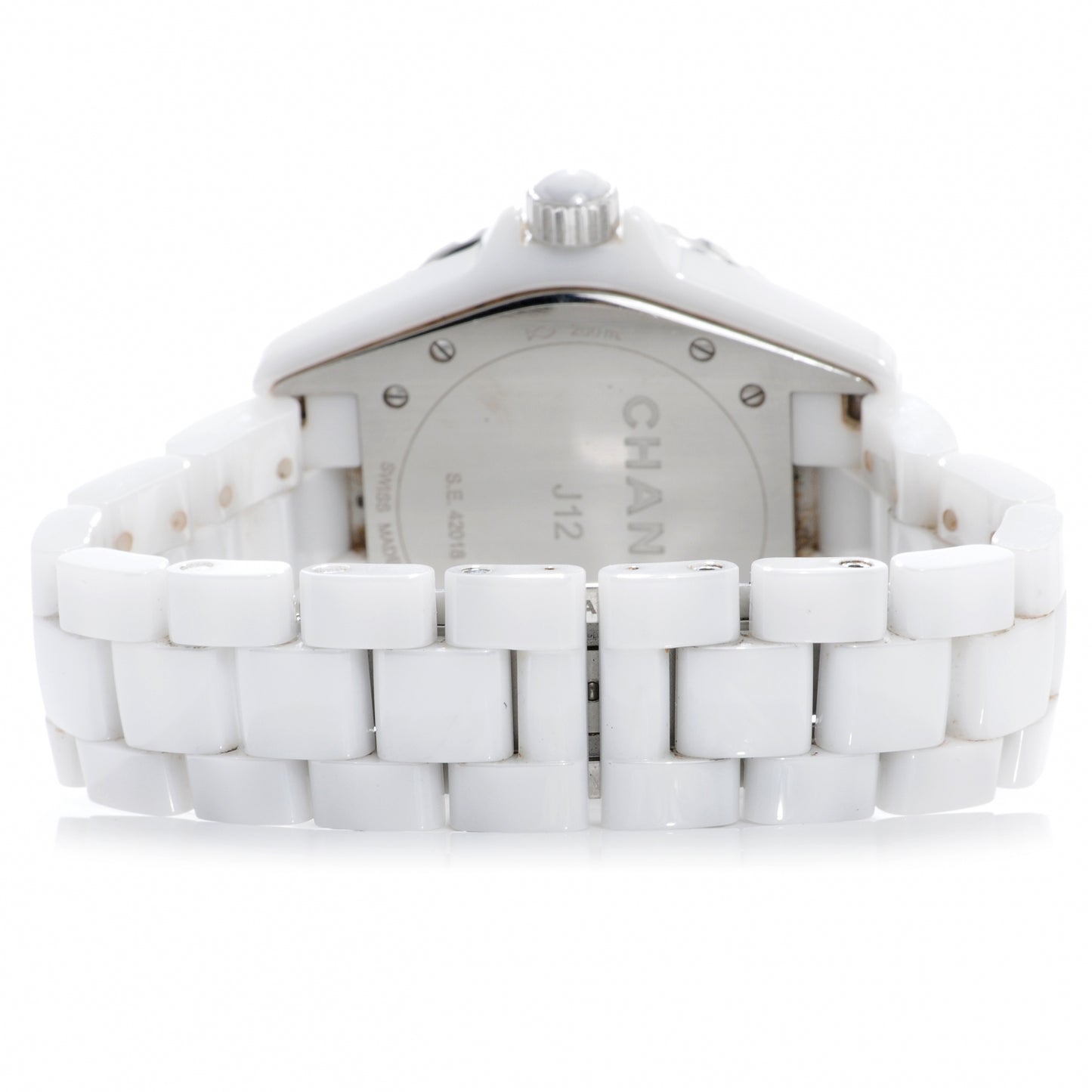 J12 38mm Ceramic Automatic Watch White