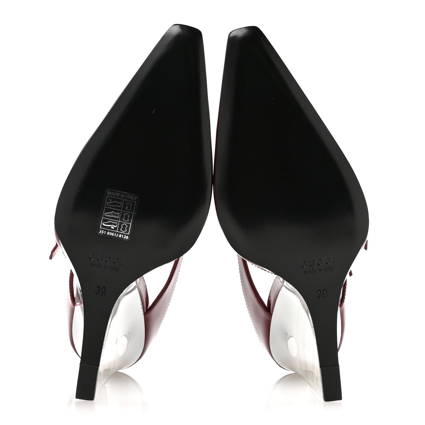 Regent Calfskin Wedge Mules 39 Rosso Ancora