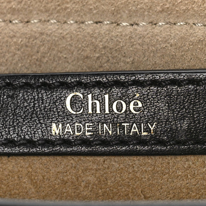 Chloe Calfskin Braided Medium Hudson Shoulder Bag Black 6 of 8
