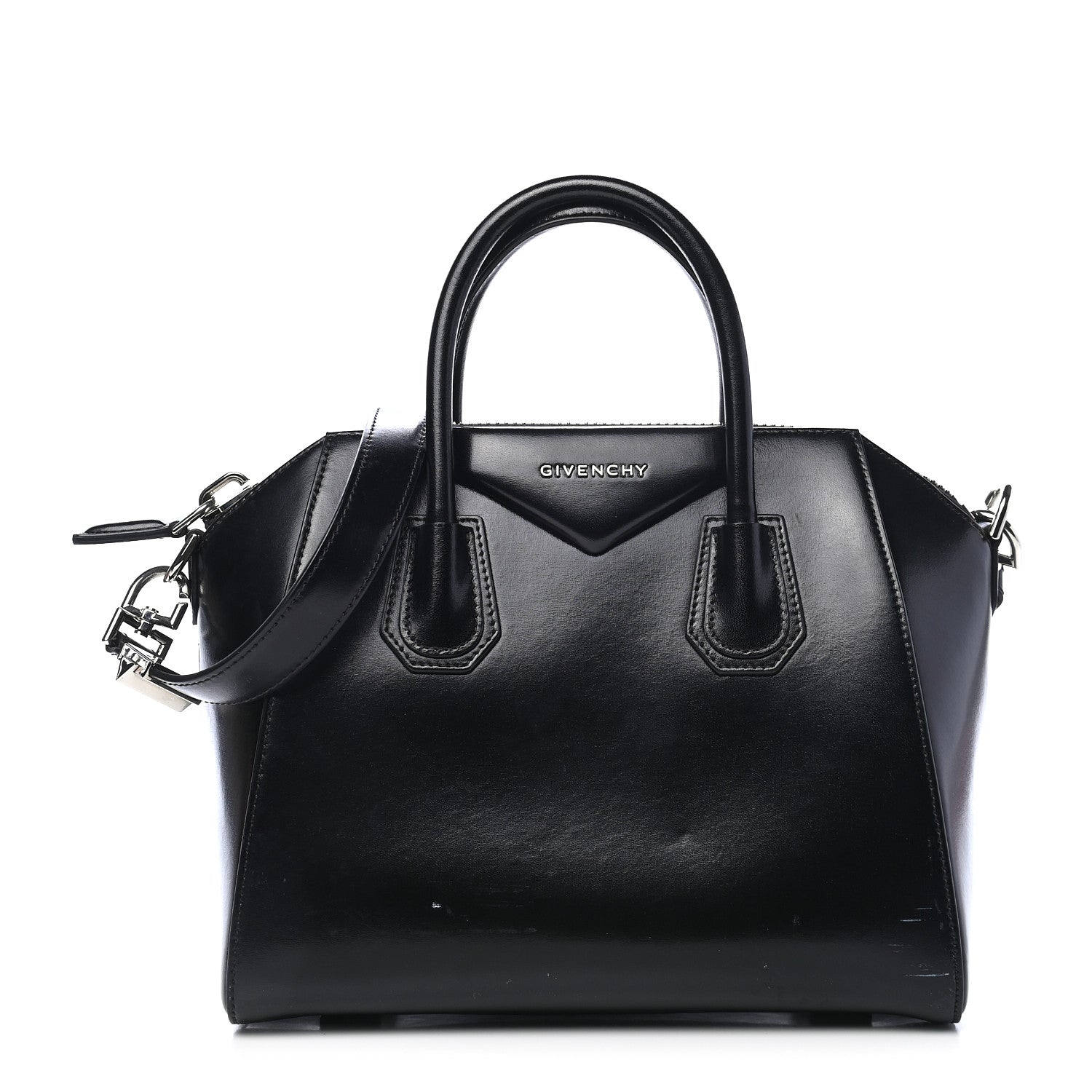 Givenchy Shiny Lord Calfskin Small Antigona Black 1 of 29