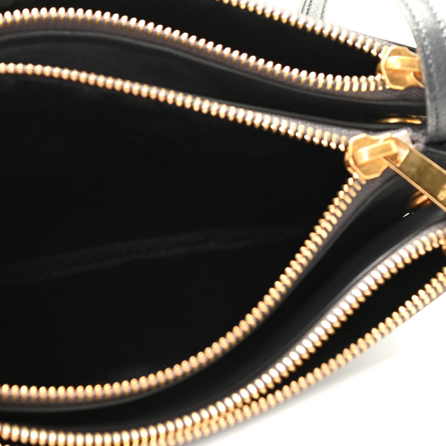 Celine Lambskin Small Trio Crossbody Bag Black 5 of 8