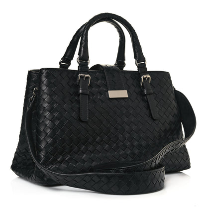 Bottega Veneta Nappa Intrecciato Small Roma Black 3 of 12