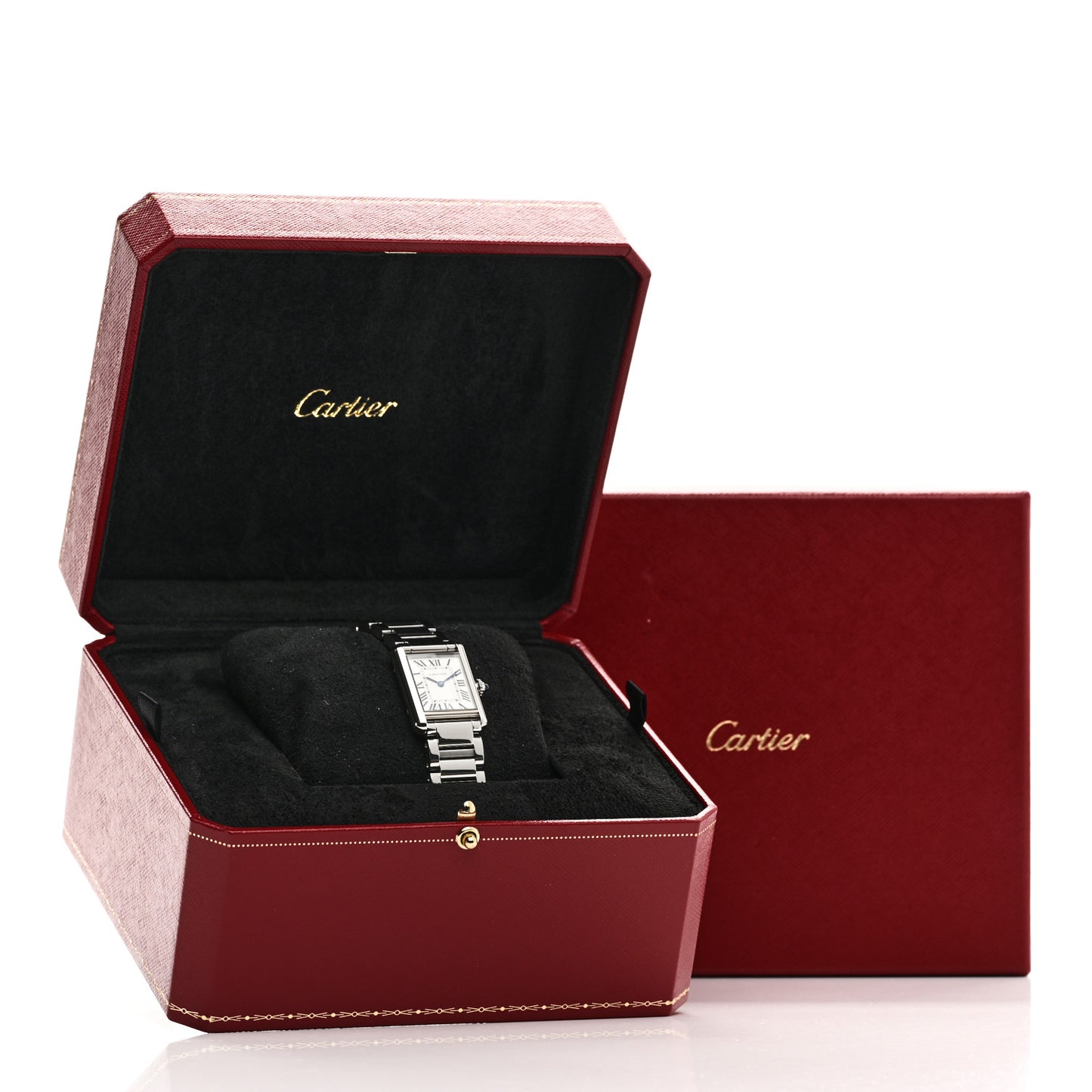 Stainless Steel 22mm Tank Must Quartz Watch