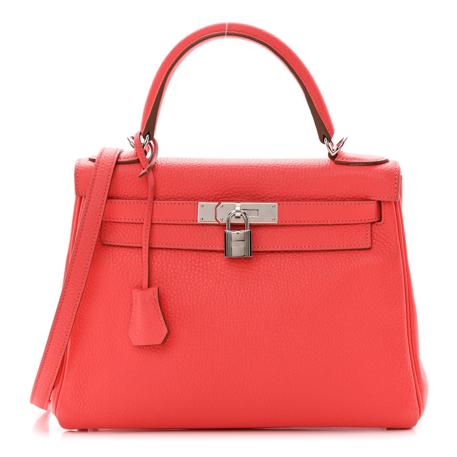Hermes Taurillon Clemence Kelly Retourne 28 Rose Jaipur 1 of 20