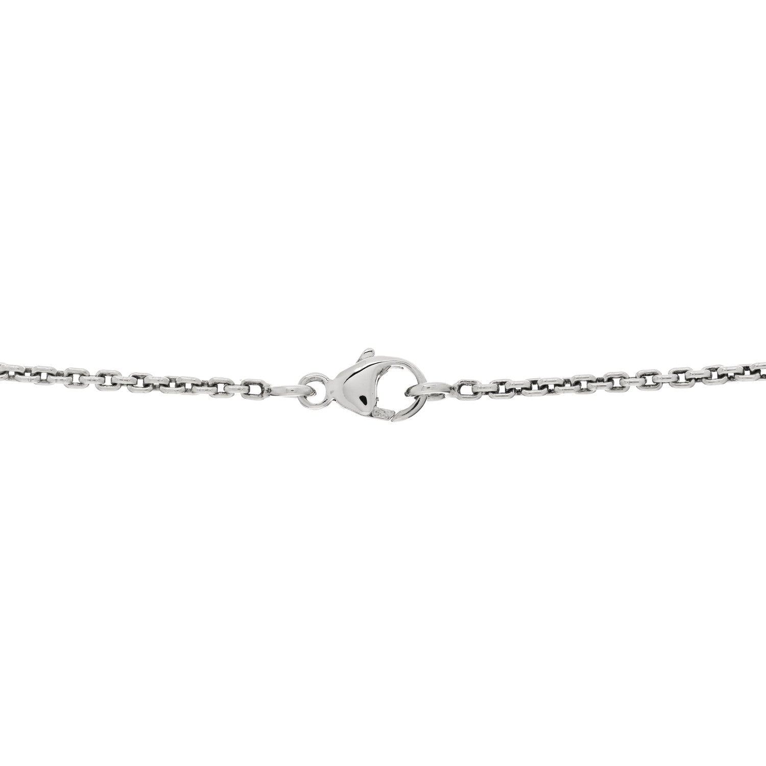 Louis Vuitton Sterling Silver Lockit Necklace 4 of 6