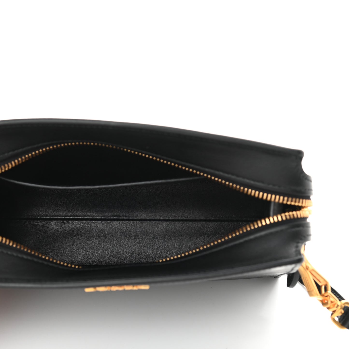 Saffiano Soft Calfskin Bandoliera Bag Black