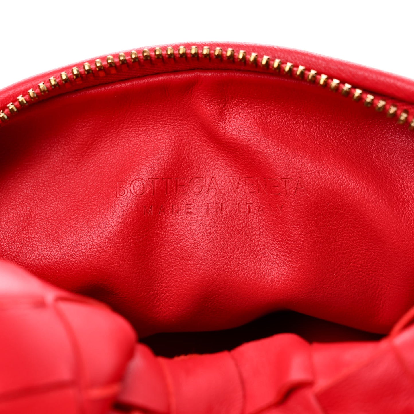 Nappa Intrecciato Mini Jodie Cranberry