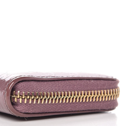 Gucci Patent Microguccissima Zip Around Card Case Mauve 8 of 10