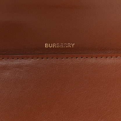 Burberry Haymarket Check Compact Wallet Brown 6 of 10