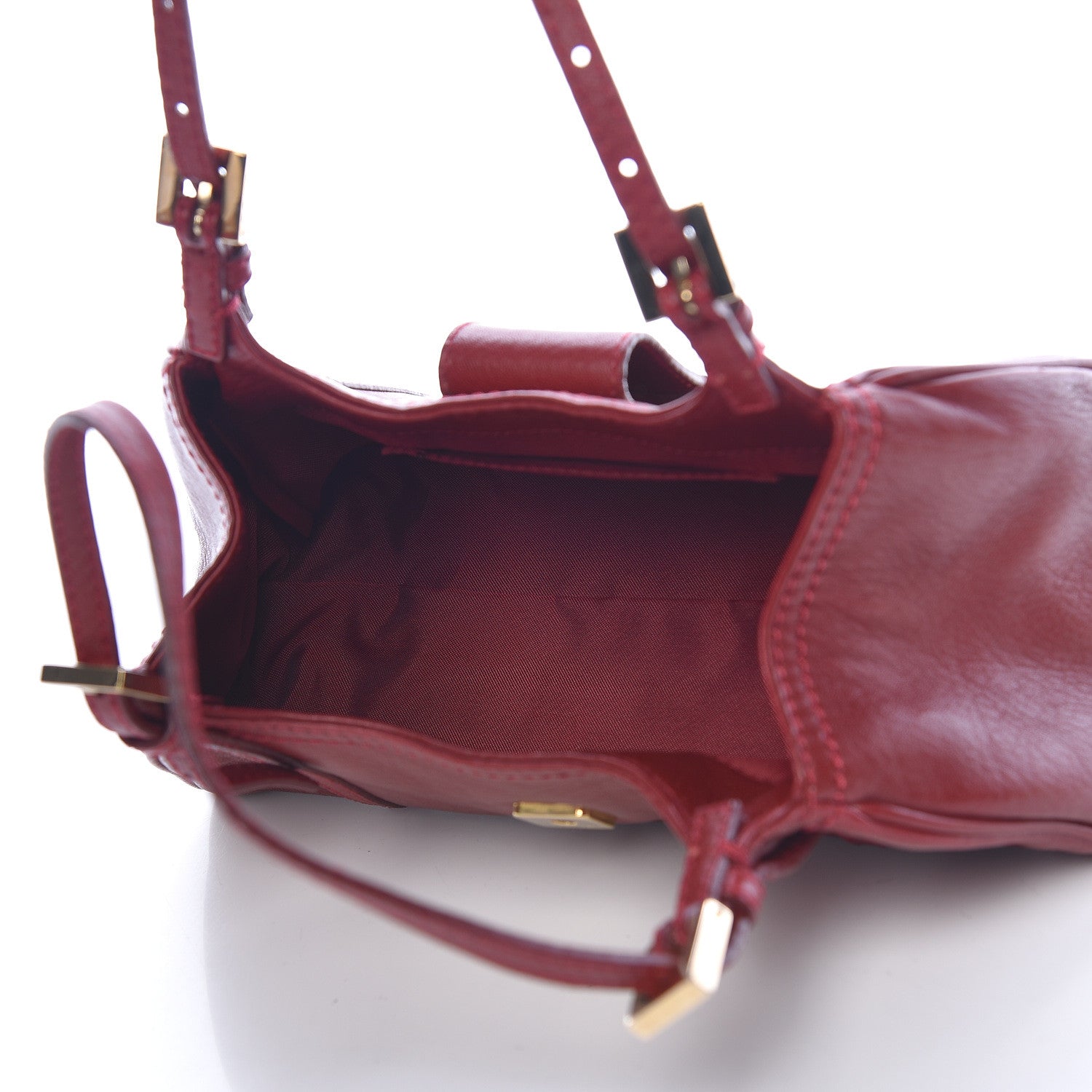 Fendi Nappa Elefante Mini Sporty Rosso Scuro 5 of 10