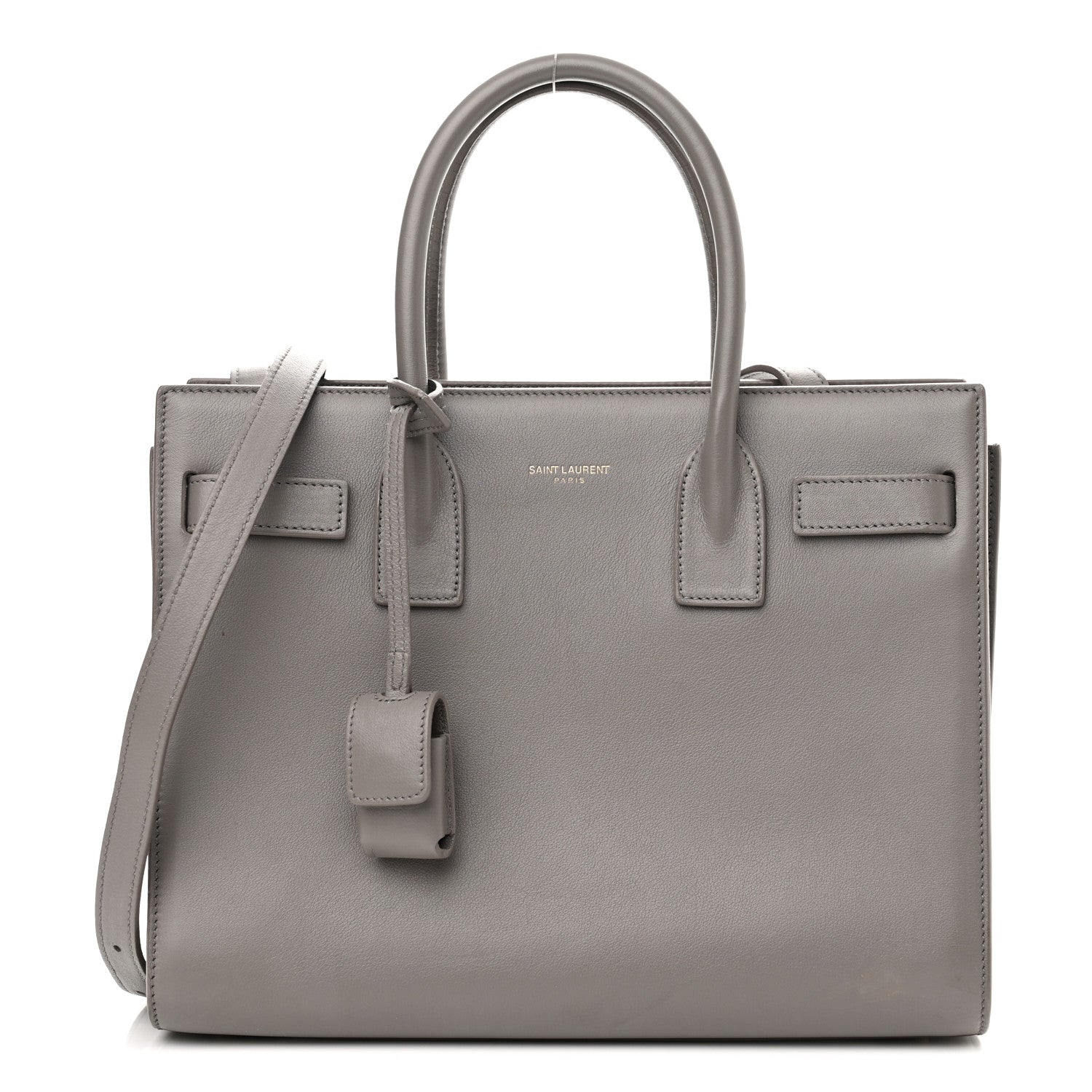 Saint Laurent Calfskin Baby Sac De Jour Graphite Fog 1 of 17