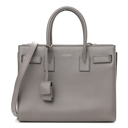 Saint Laurent Calfskin Baby Sac De Jour Graphite Fog 1 of 17