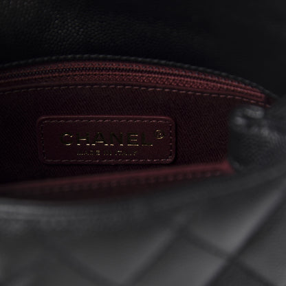 Chanel Caviar Quilted Extra Mini Coco Handle Flap Black 8 of 10