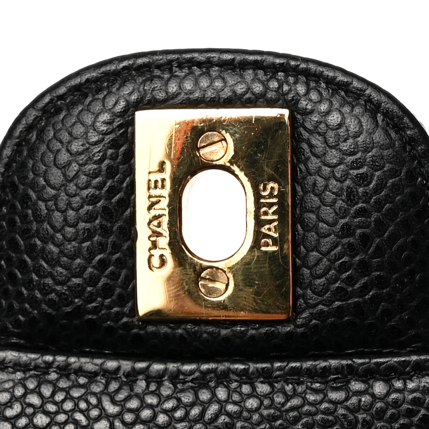 Chanel Caviar Quilted Medium Double Flap Black 14 of 16
