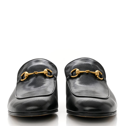 Gucci Goatskin Mens Horsebit Loafers 12 Black 2 of 8