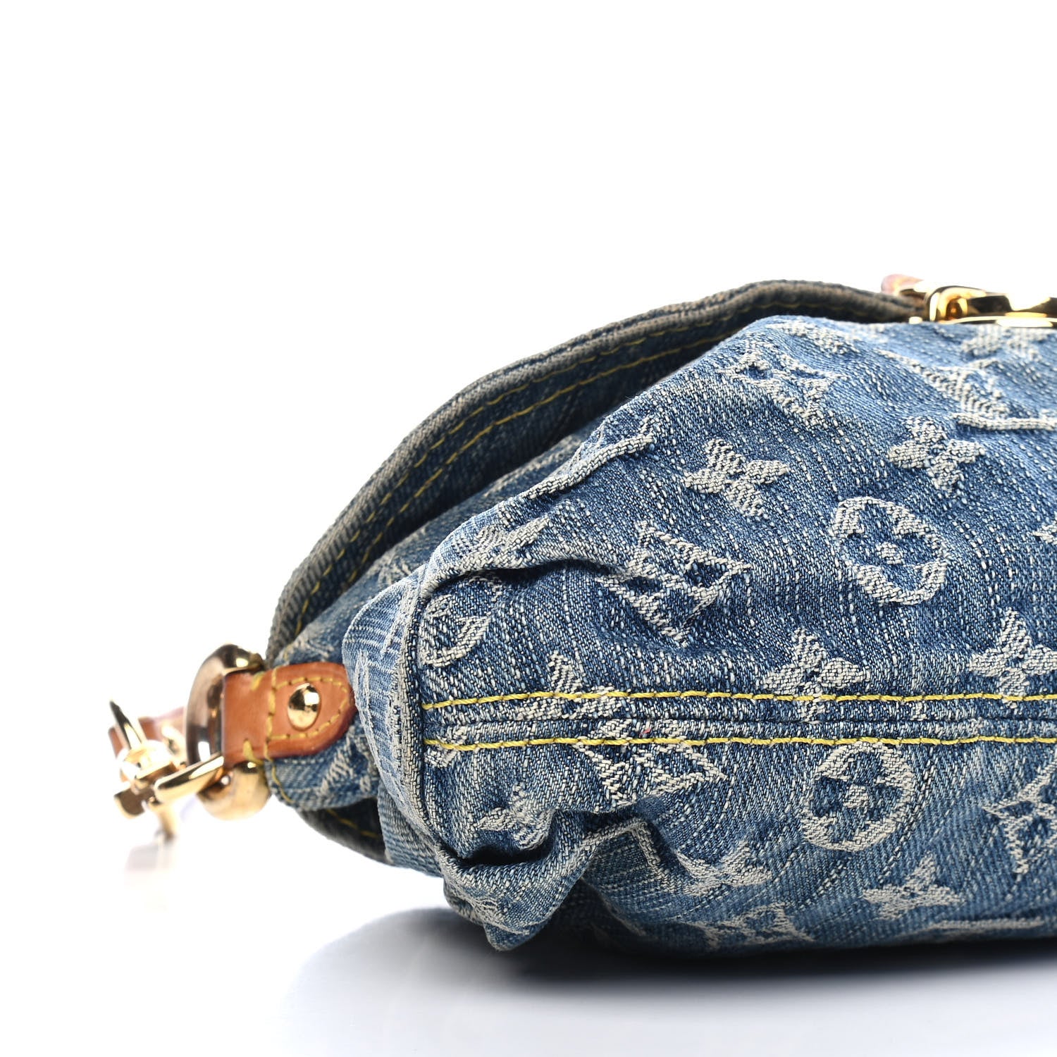 Louis Vuitton Monogram Denim Mini Pleaty Blue 9 of 10