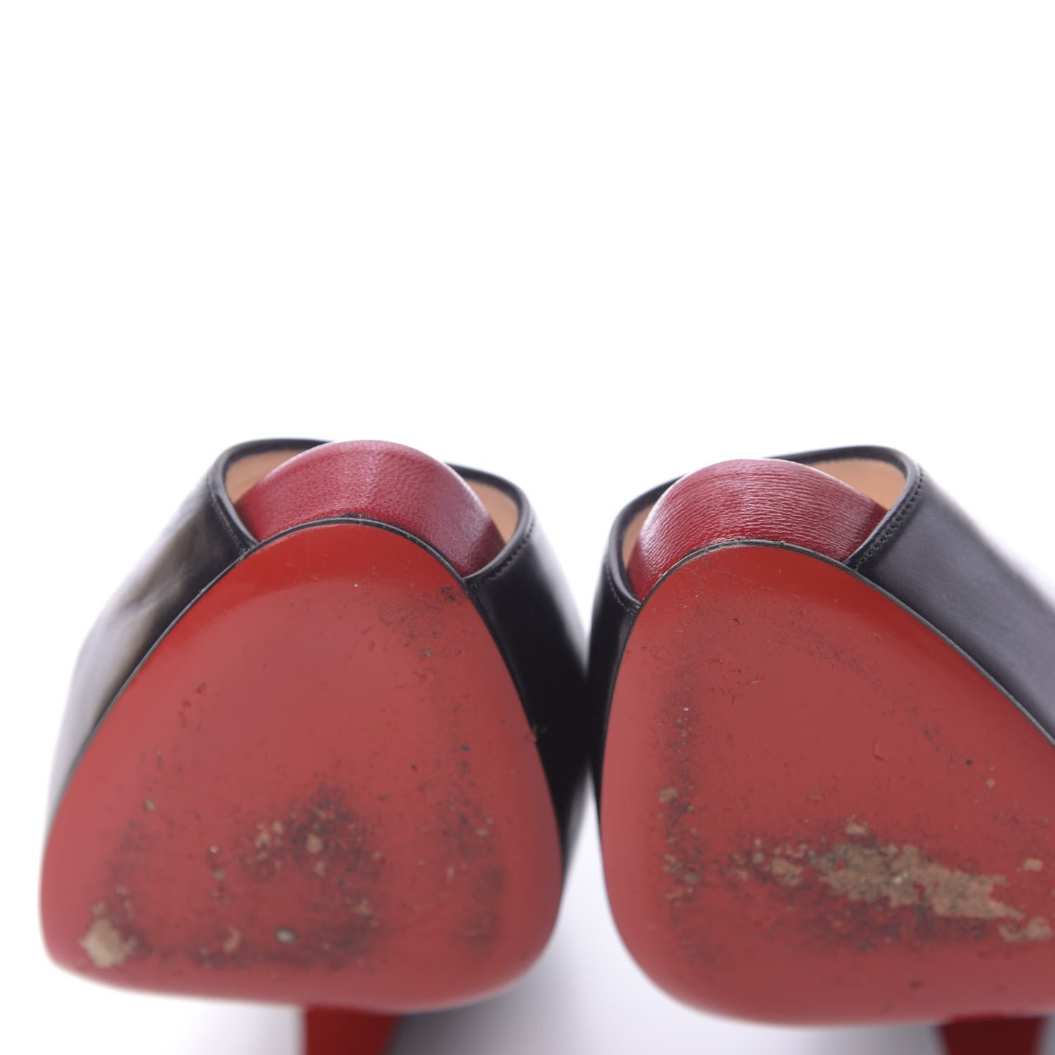Christian Louboutin Kid Very Prive 120 Pumps 35 Black Red 8 of 11