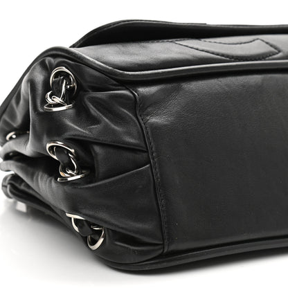 Chanel Calfskin Diagonal Ligne Flap Black 8 of 16