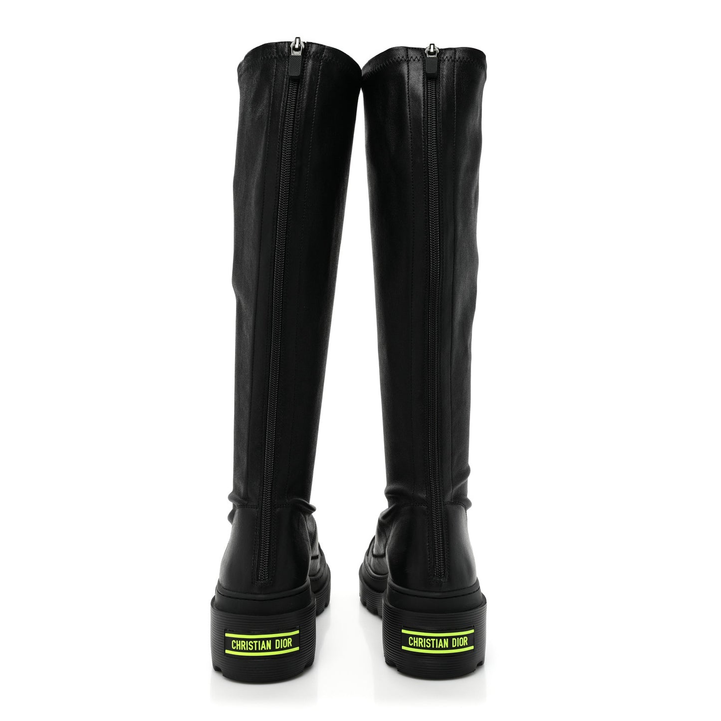 Nappa Stretch Dior Arcade High Boots 41 Black