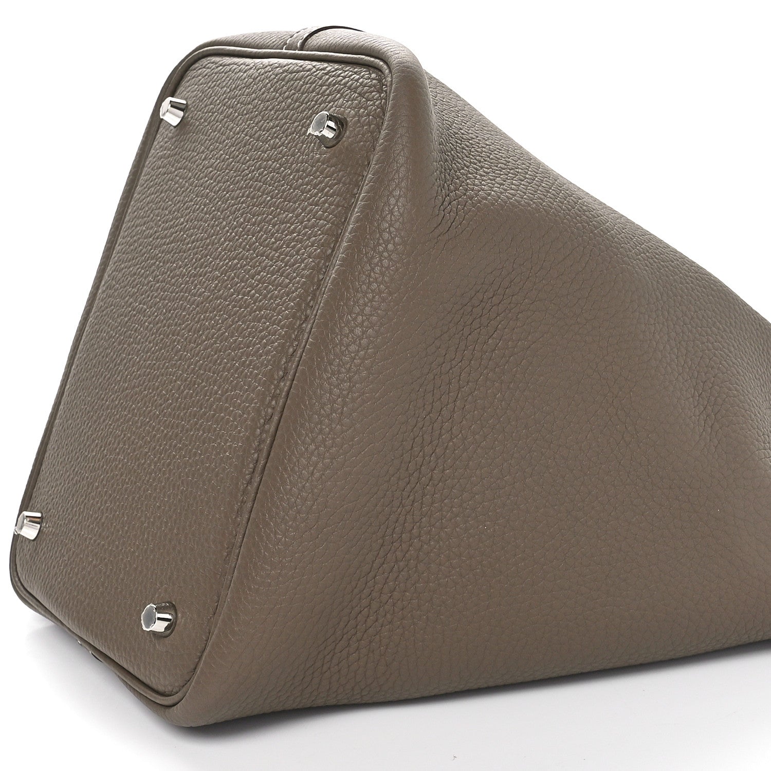 Hermes Taurillon Clemence Picotin Lock 22 MM Etoupe 10 of 10