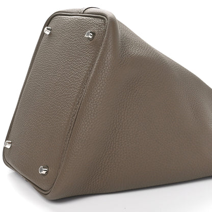 Hermes Taurillon Clemence Picotin Lock 22 MM Etoupe 10 of 10