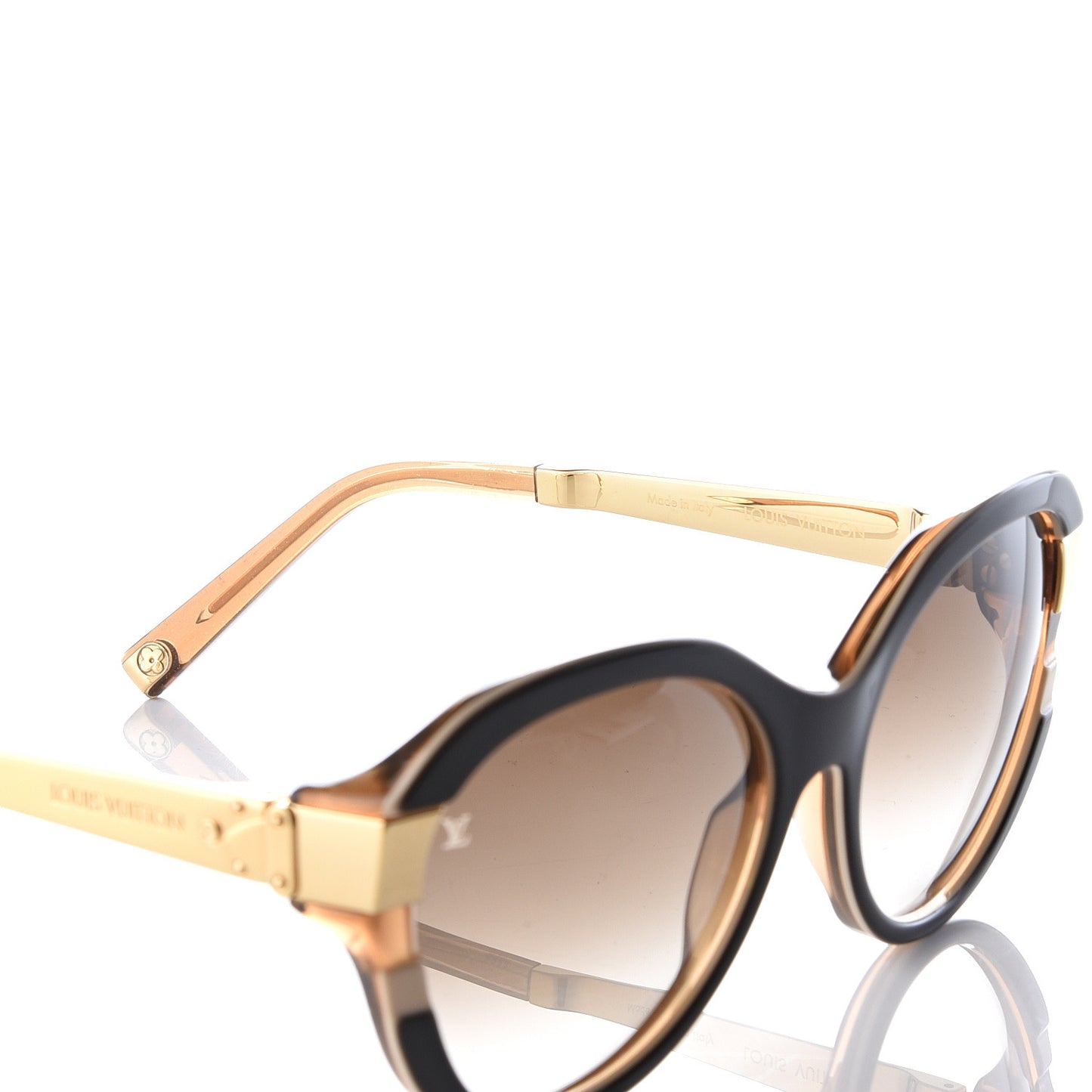Petit Soupcon Cat Eye Sunglasses Z0487W Brown