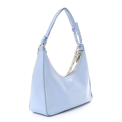 Givenchy Smooth Calfskin Small Moon Cut Out Shoulder Bag Baby Blue 2 of 11