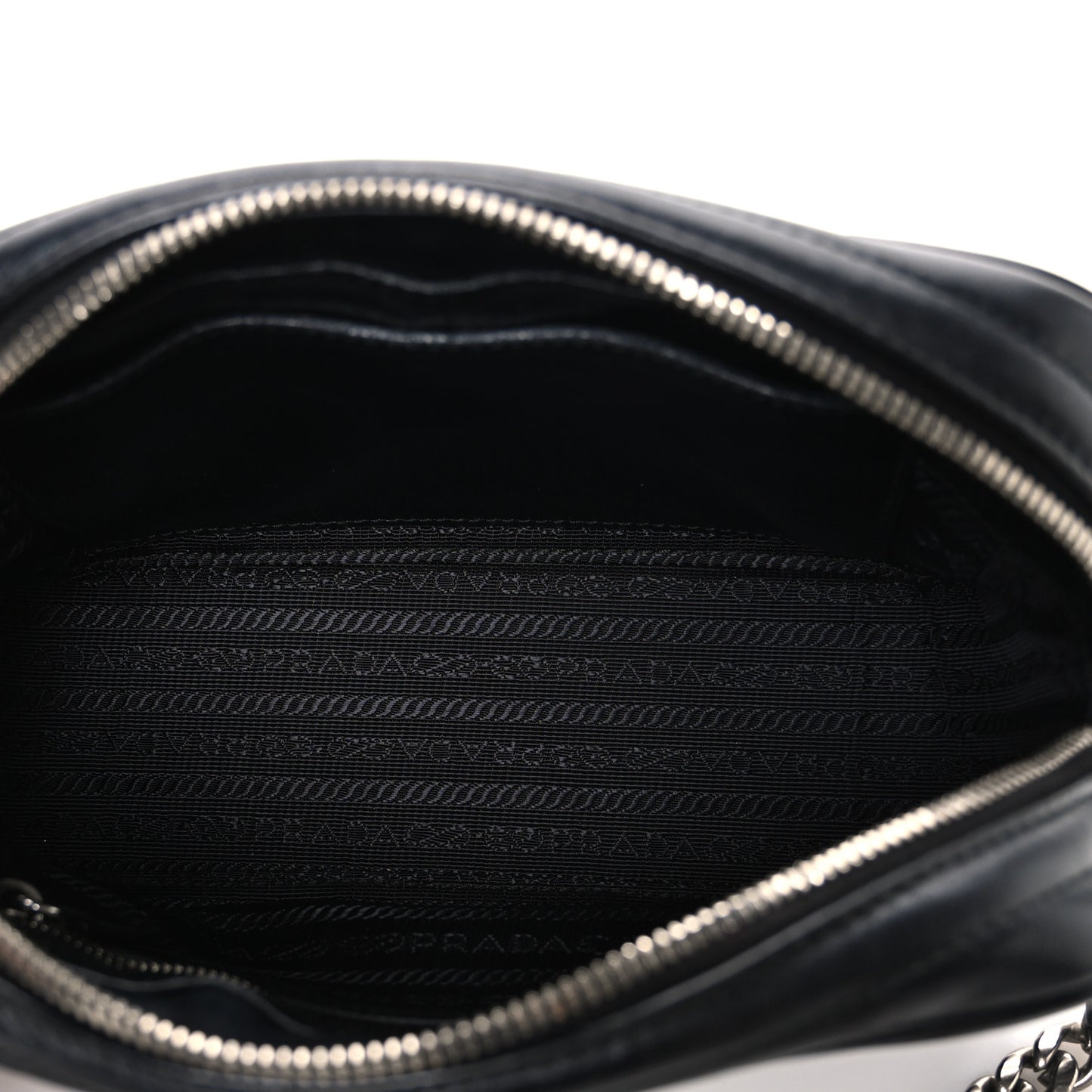 Soft Calfskin Diagramme Camera Bag Black