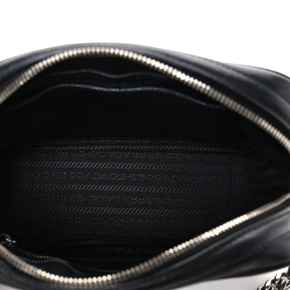 Prada Soft Calfskin Diagramme Camera Bag Black 5 of 10