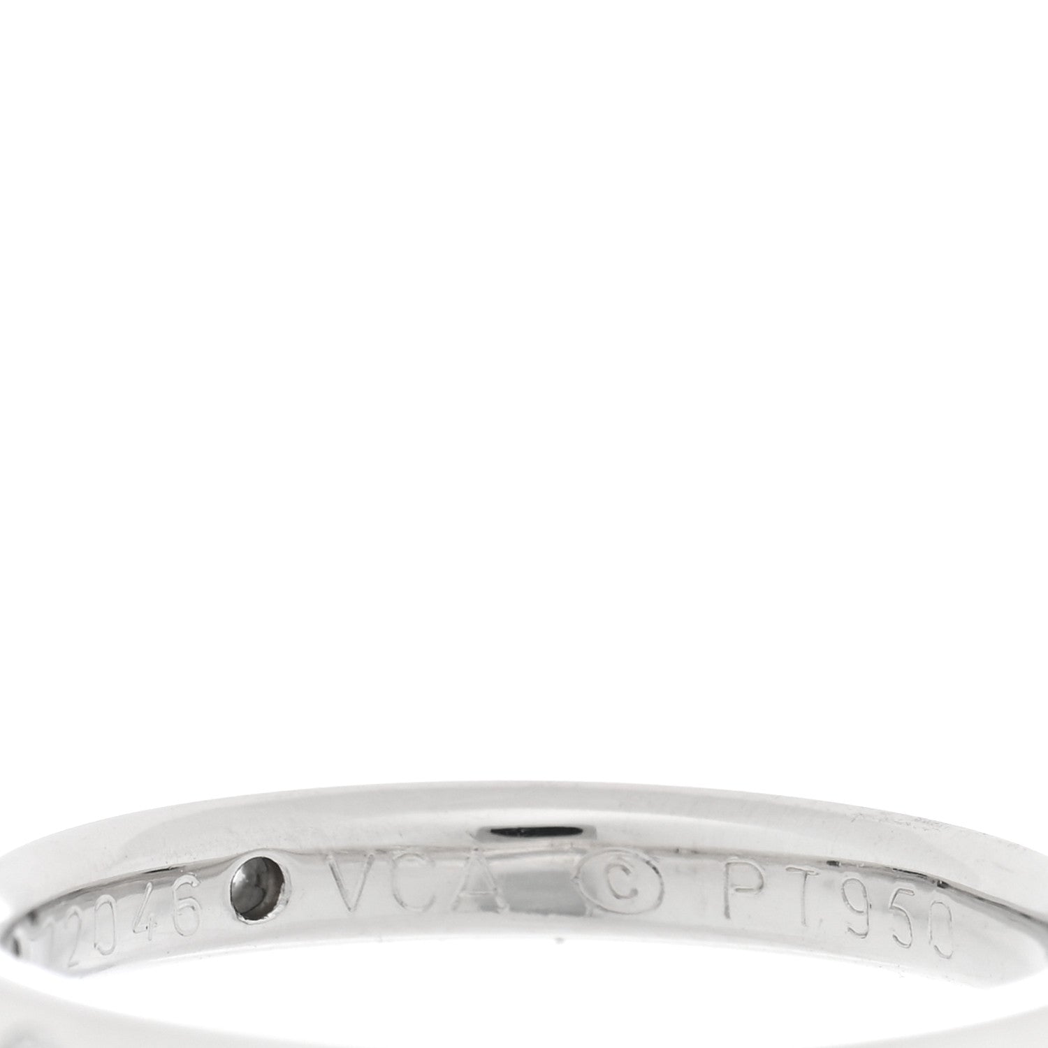 Van Cleef & Arpels Platinum Diamond Tendrement Etoiles Wedding Band Ring 49 5 4 of 4