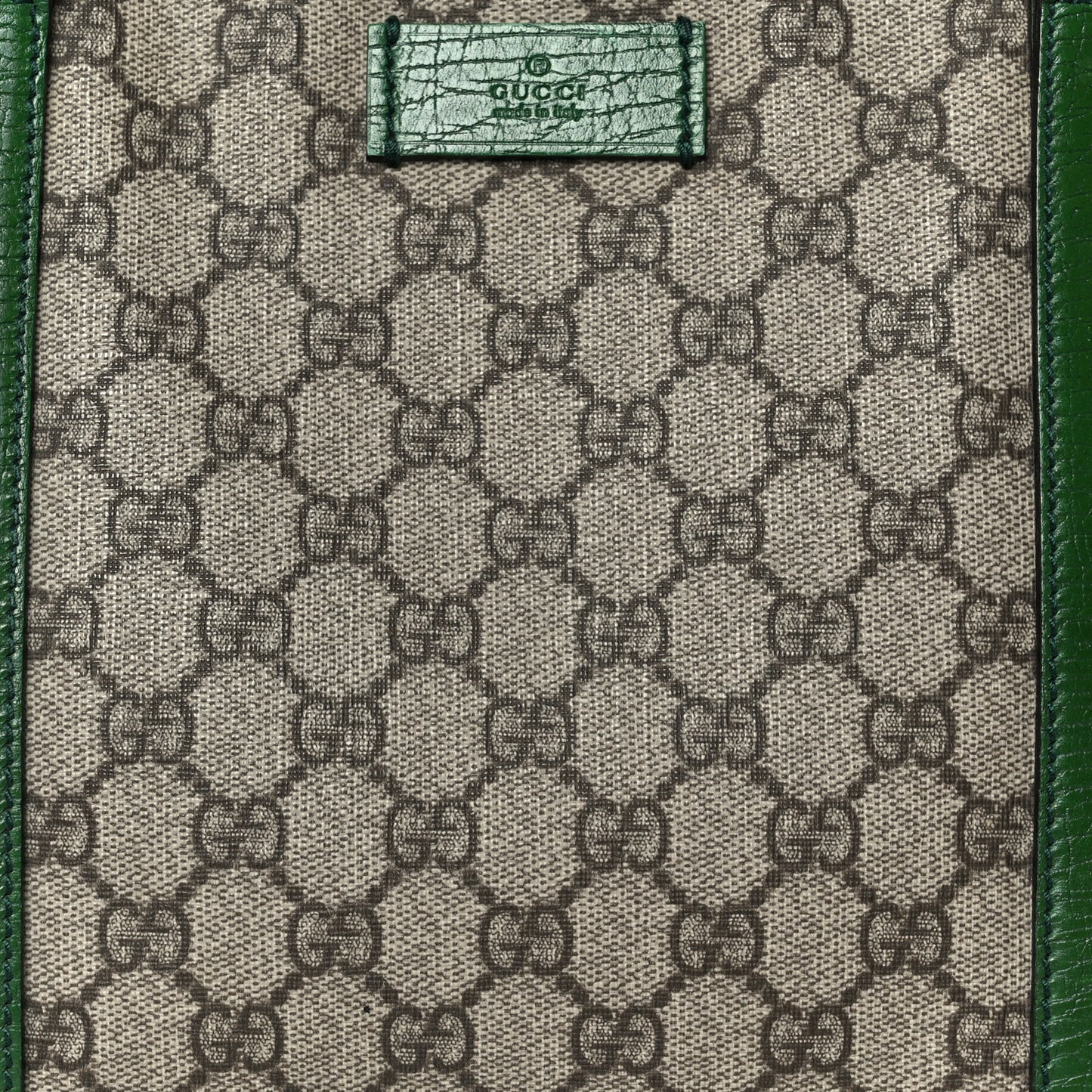 GG Plus Monogram Medium Joy Tote Green