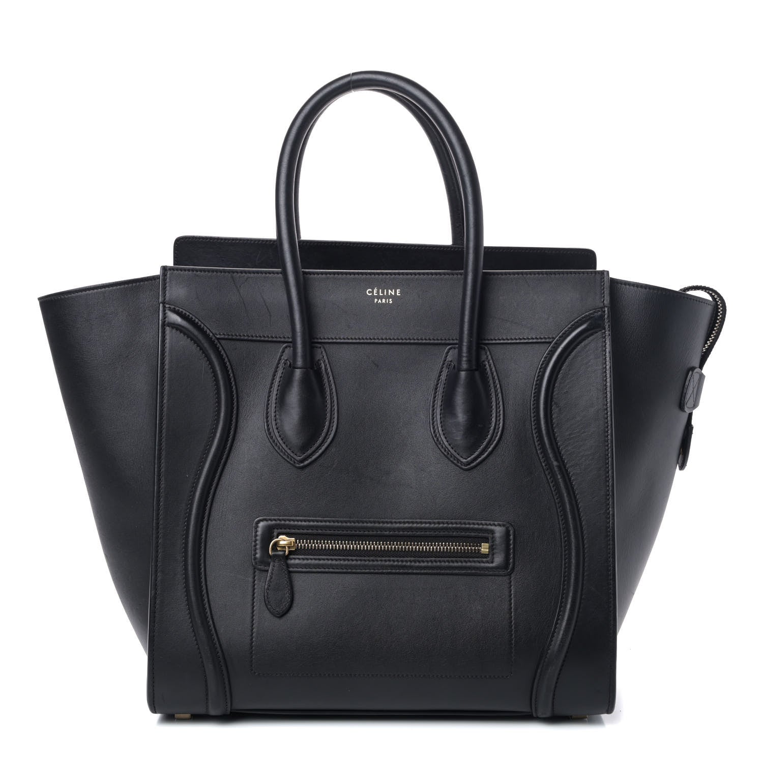 Celine Smooth Calfskin Mini Luggage Black 1 of 4