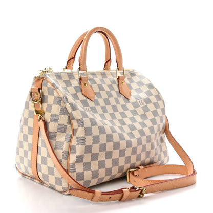 Louis Vuitton Damier Azur Speedy Bandouliere 30 3 of 12