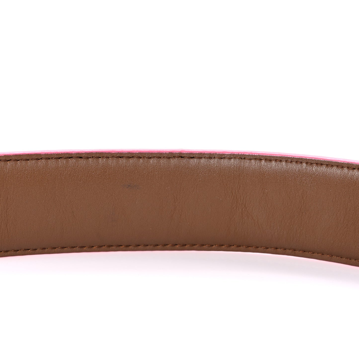 Vitello Dolce Plexiglass Bi-Color Studded Strap You Black Brownie Multicolor