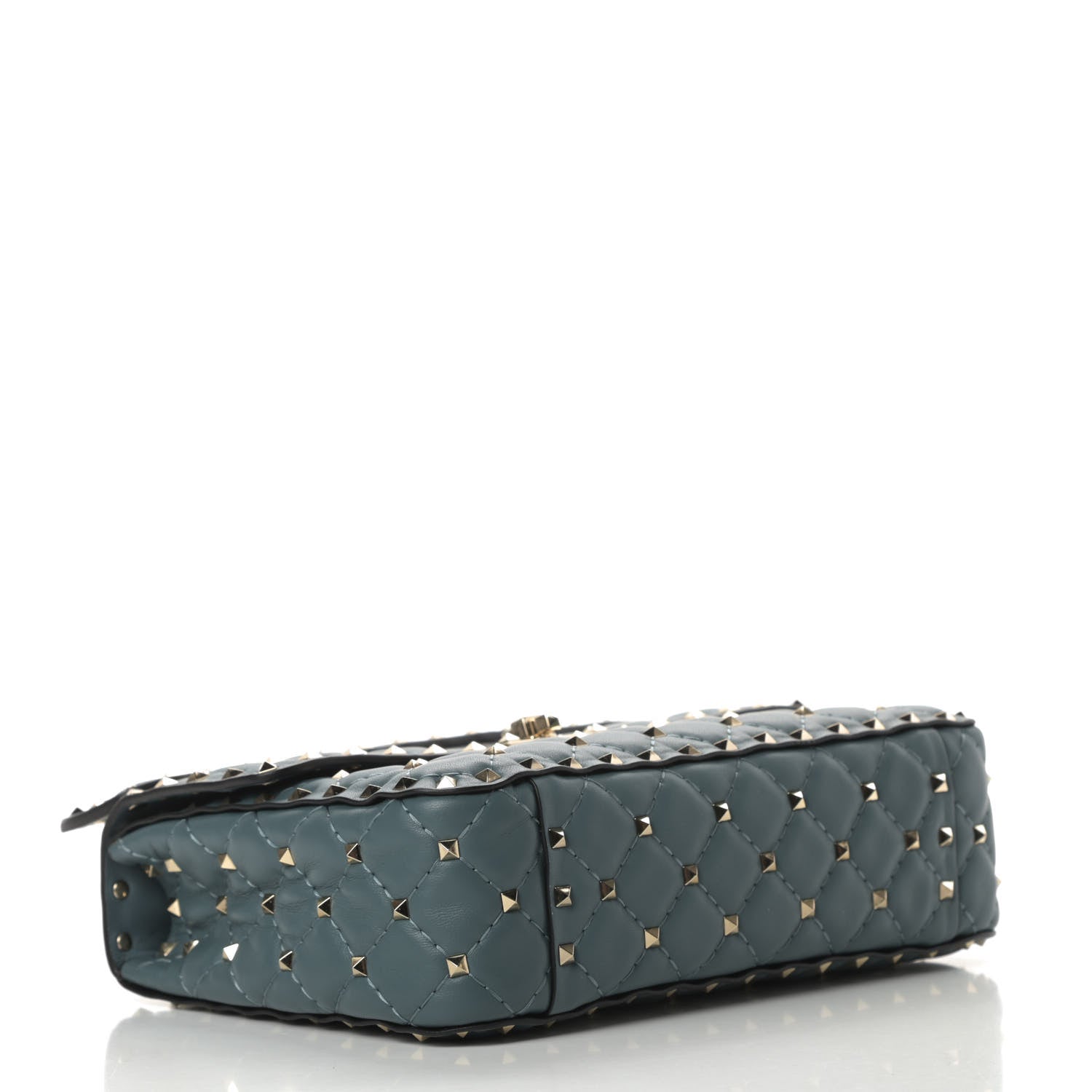 Valentino Garavani Nappa Medium Rockstud Spike Shoulder Bag Giada 4 of 12