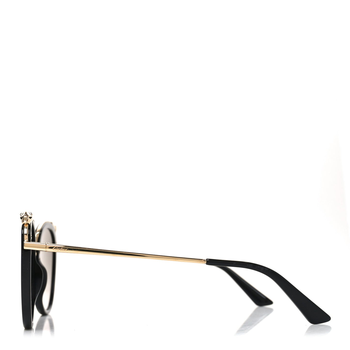 Panthere De Cartier Sunglasses CT0150S Black Gold
