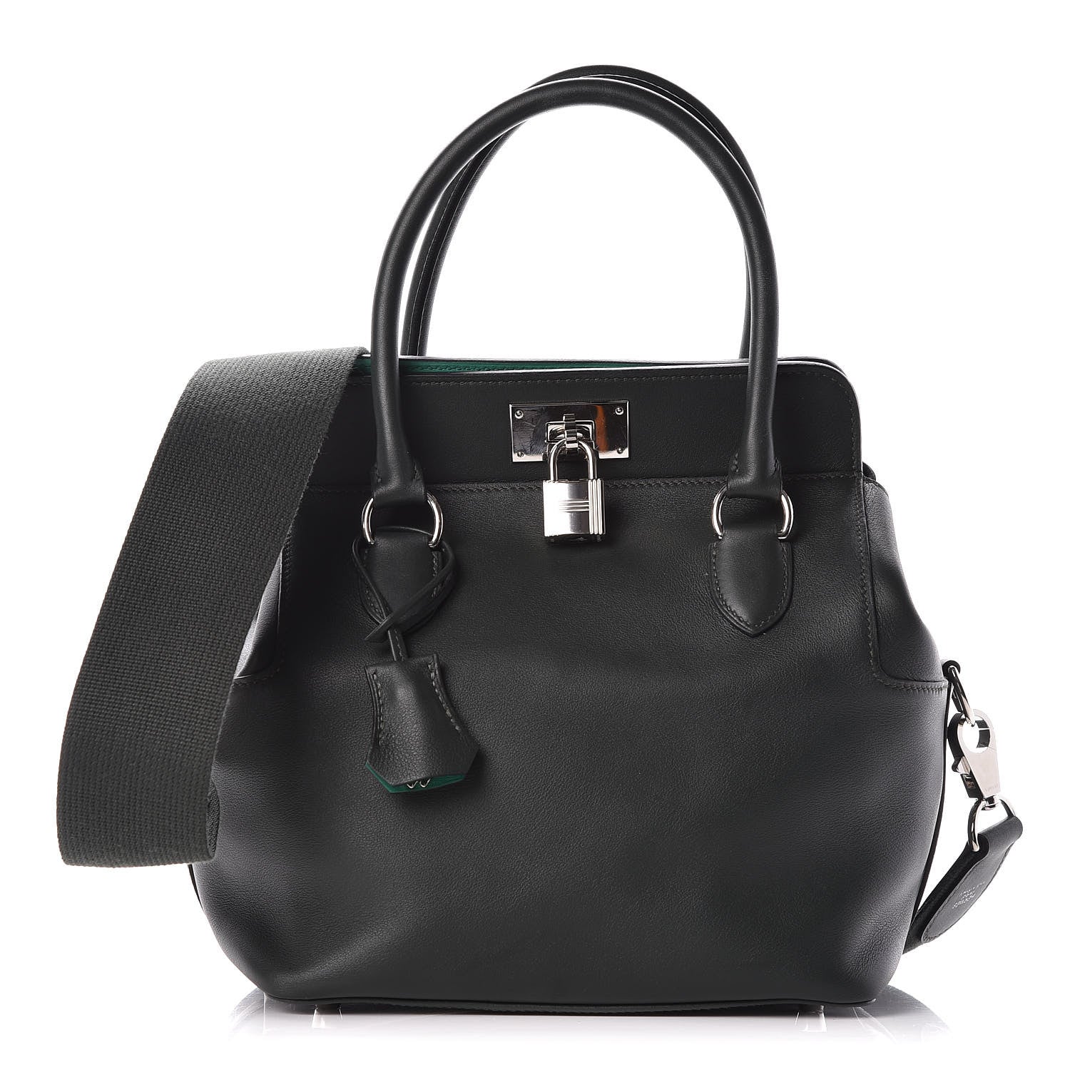 Hermes Swift Bi-Color Toolbox 20 Vert Fonce Menthe 1 of 10