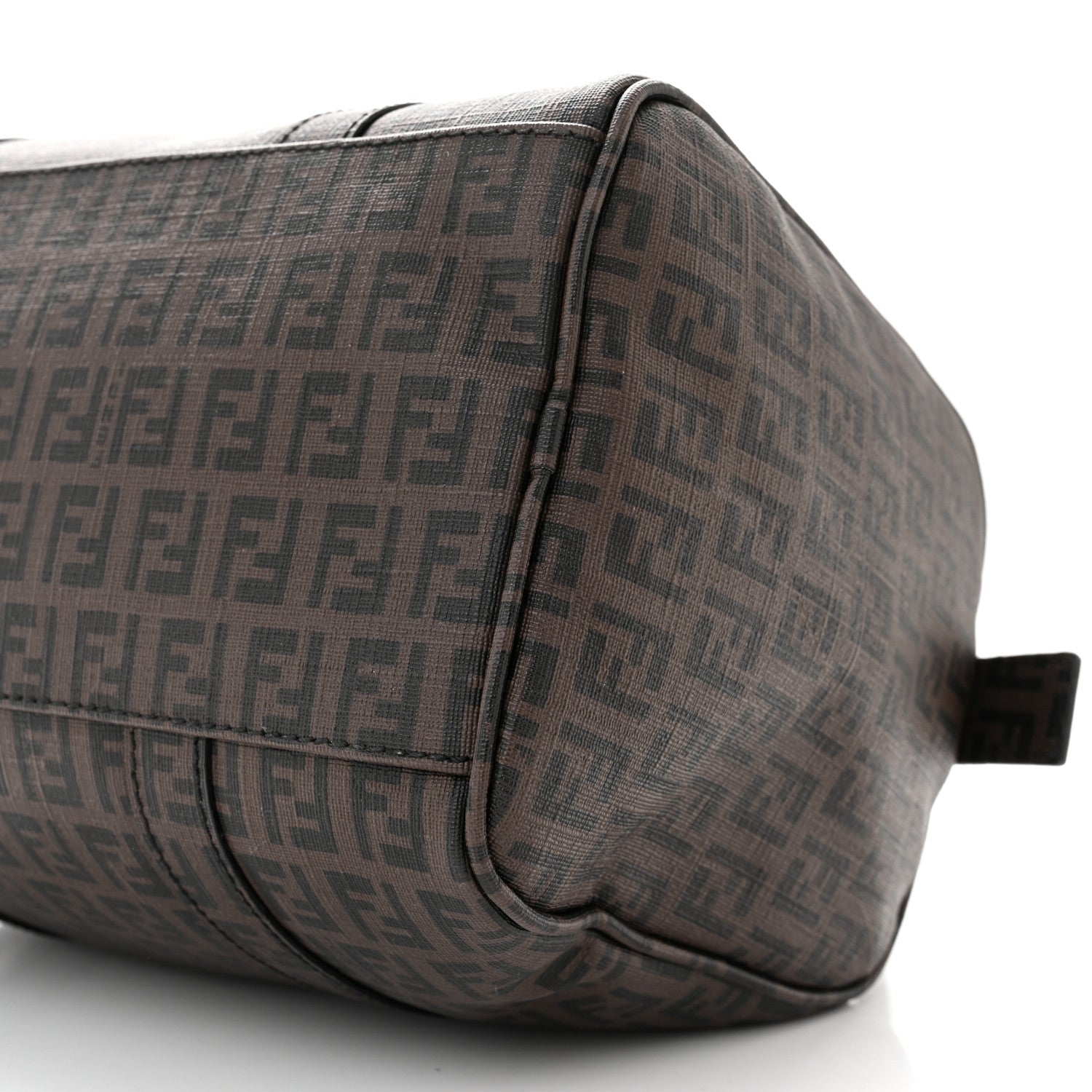 Fendi Zucchino Spalmati Forever Small Boston Moro Black 4 of 8