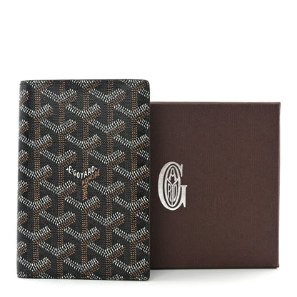 Goyard Goyardine Grenelle Passport Wallet Black Gold 7 of 7