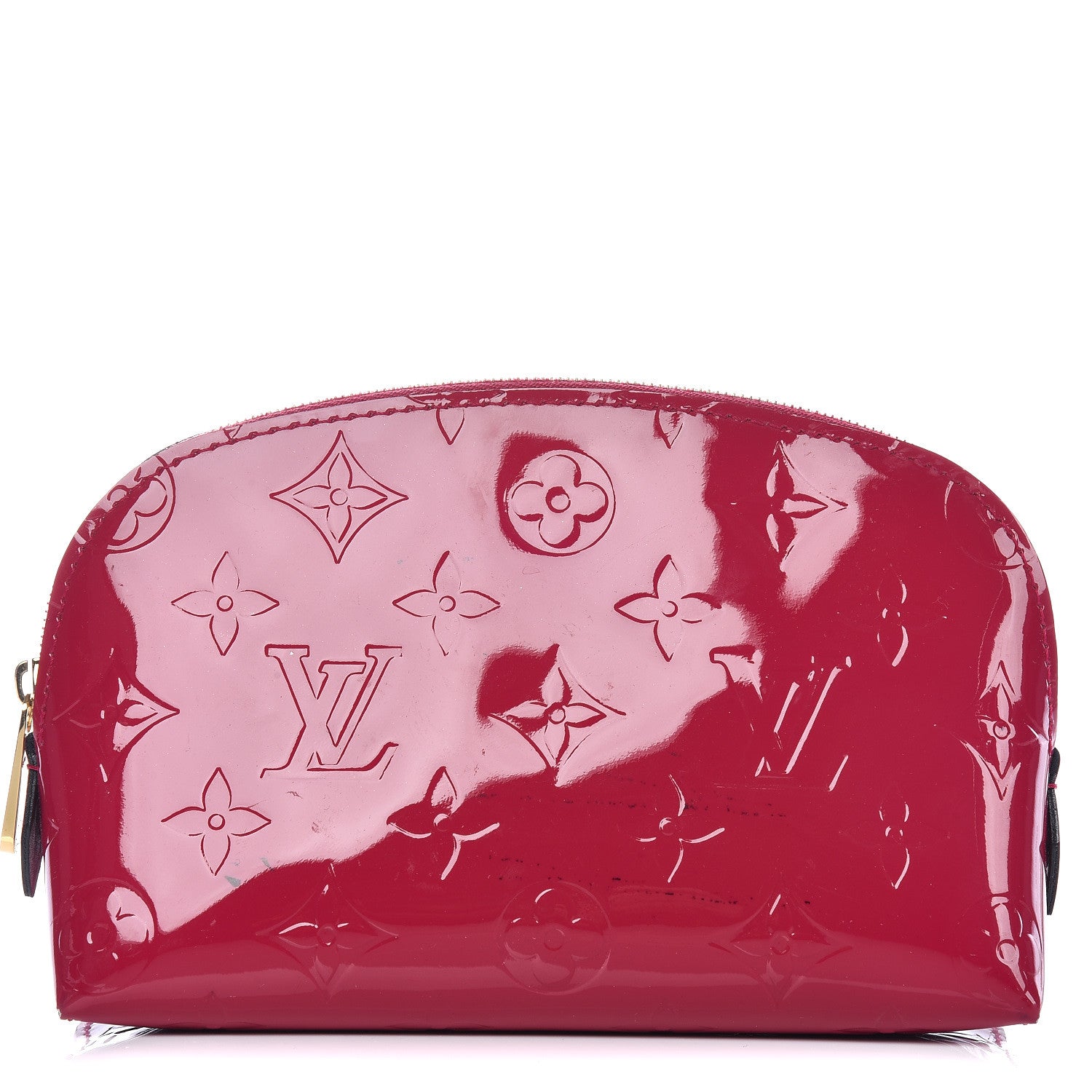 Louis Vuitton Vernis Cosmetic Pouch Rose Indien 1 of 11