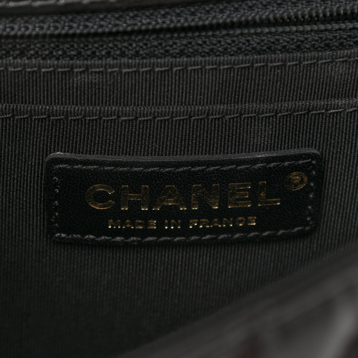 Chanel Calfskin Chevron Quilted Top Handle Flap Black 6 of 12