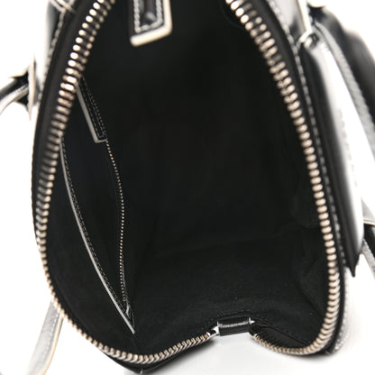 Givenchy Calfskin Contrast Topstitch Small Antigona Black White 5 of 11