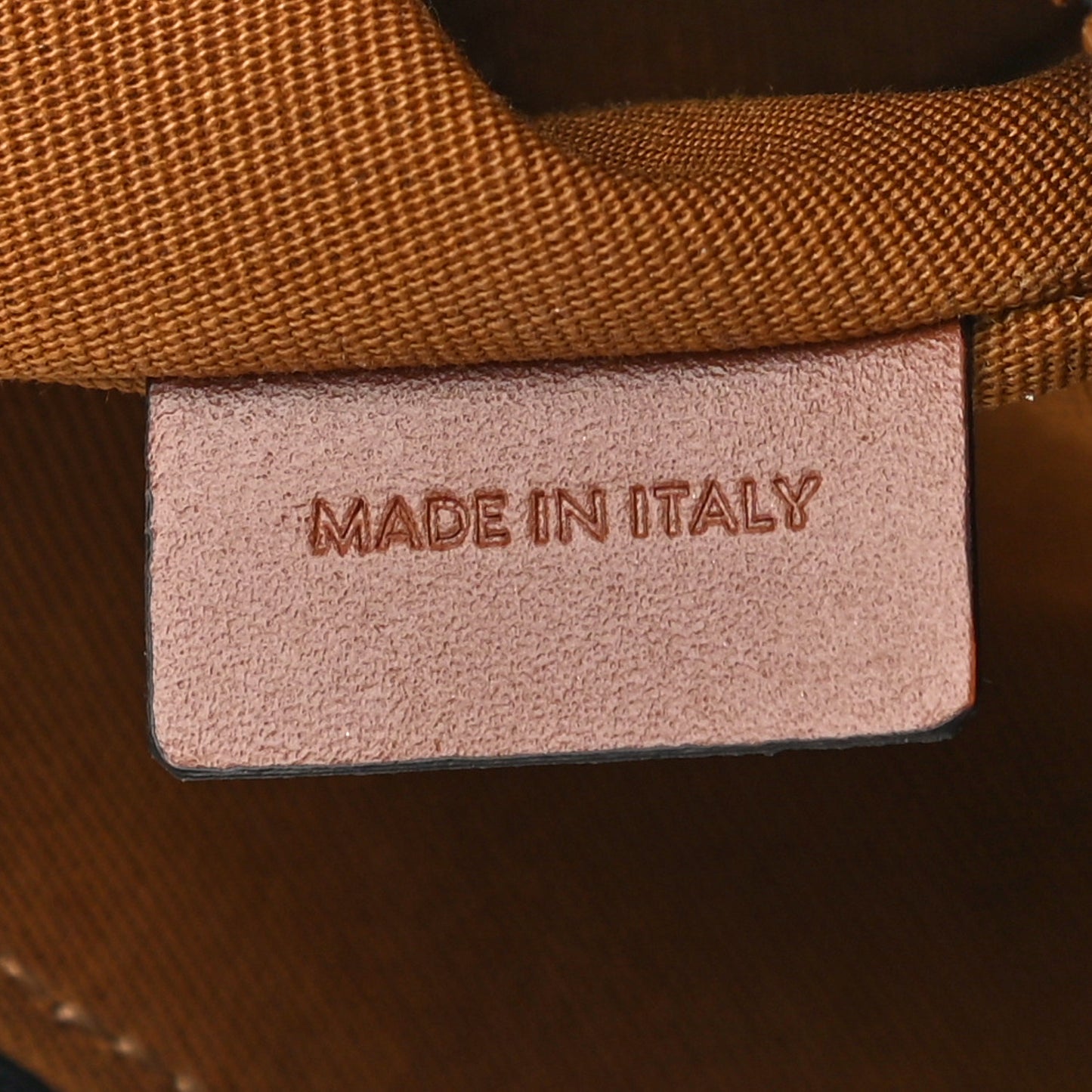 Triomphe Canvas Calfskin Ava Shoulder Bag Tan