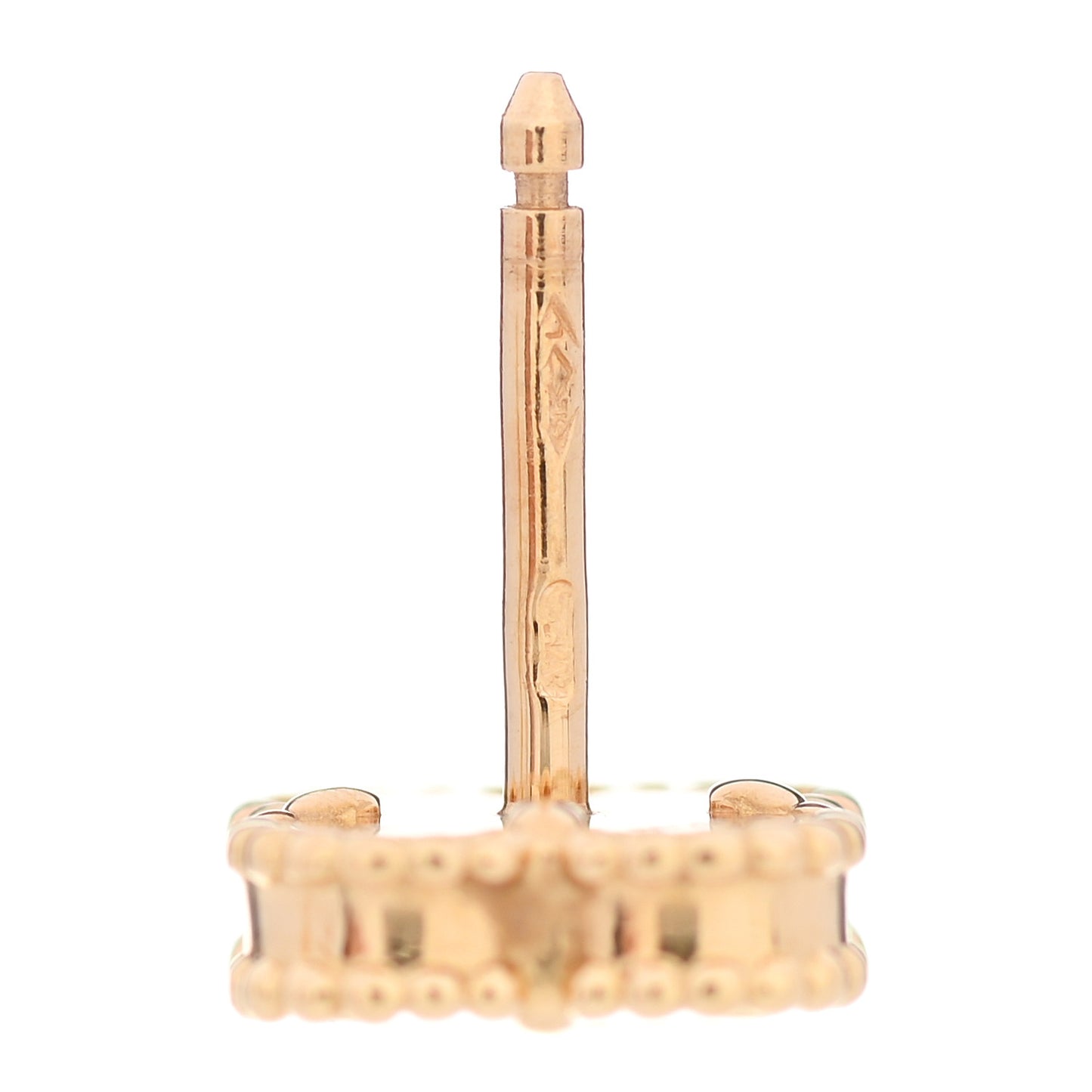 18K Yellow Gold Mother of Pearl Sweet Alhambra Earrings
