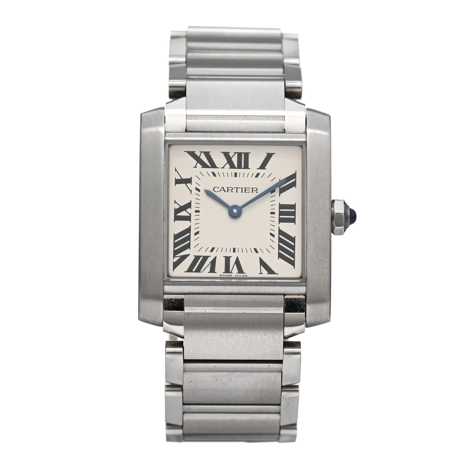 Cartier Stainless Steel 25mm Tank Francaise Quartz Watch 1 of 5